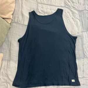 Men’s Vuori navy blue tank top (size XL) #activewear #gym